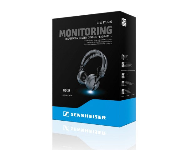 Sennheiser HD25 Monitor Headphones Closed Back with Split Headband