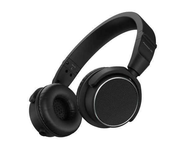 HDJS7 Pro DJ 40mm On-Ear Swivel Lightweight Headphones Black