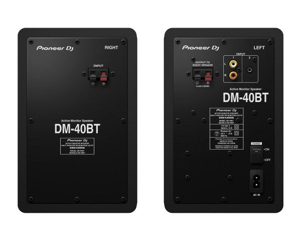 DM-40BT 4" 2-Way Active Desktop Monitor Bluetooth PAIR Black