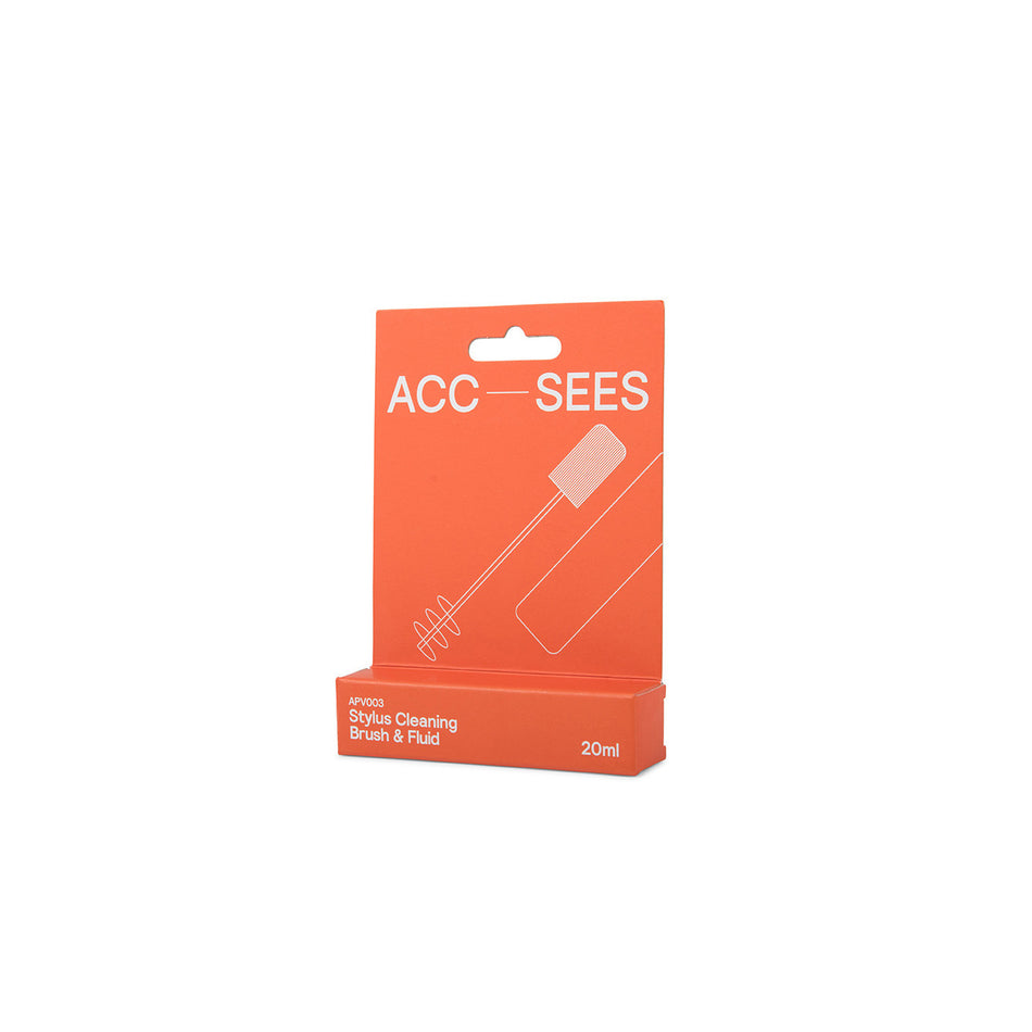 Acc-Sees Stylus Cleaning Brush & Fluid (20ml)