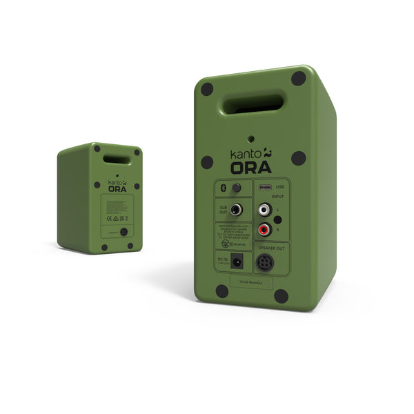 Kanto ORA 100w Powered Reference Desktop Speakers with Bluetooth (Moss)