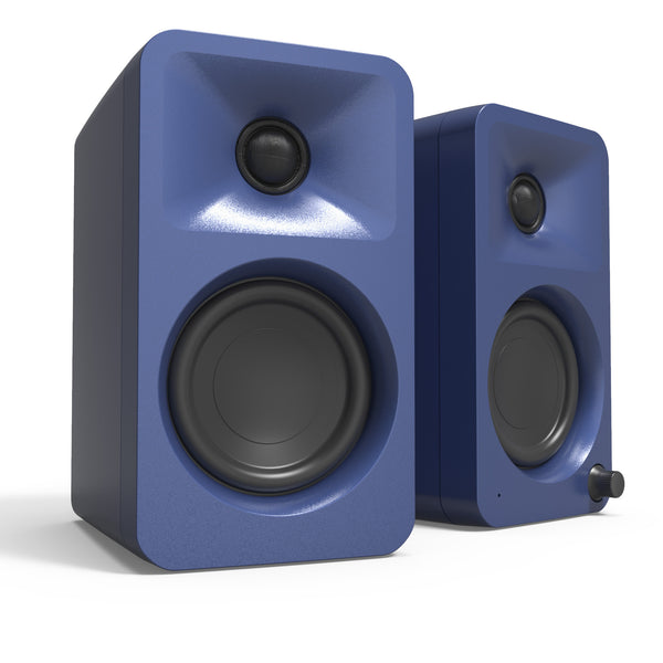 Kanto ORA 100w Powered Reference Desktop Speakers with Bluetooth (Indigo)