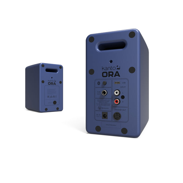 Kanto ORA 100w Powered Reference Desktop Speakers with Bluetooth (Indigo)