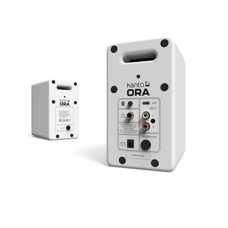 Kanto ORA 100w Powered Reference Desktop Speakers with Bluetooth (White)