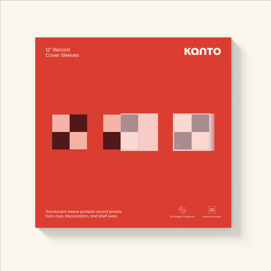 Kanto Vinyl Record Outer Sleeves - Pack of 20