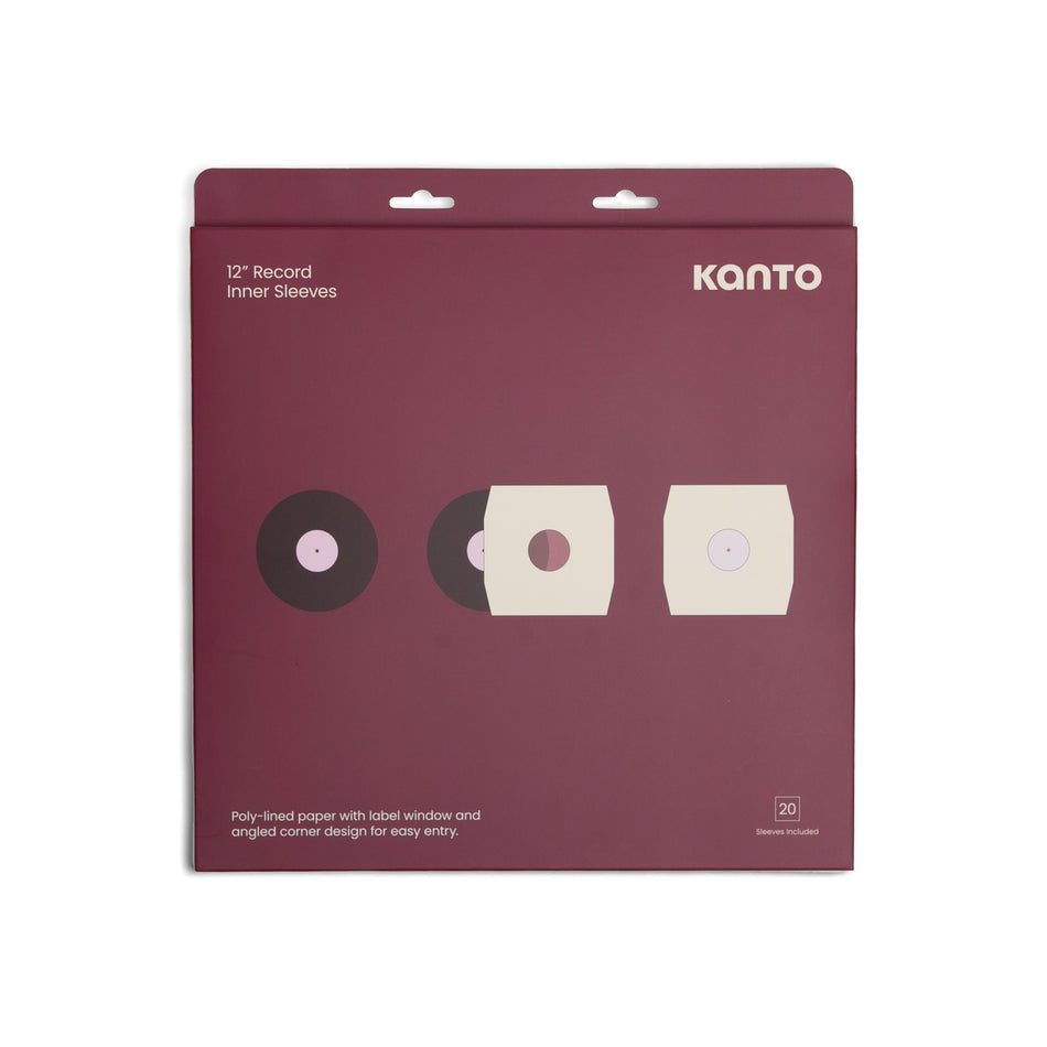 Kanto Vinyl Record Inner Sleeves - Pack of 20
