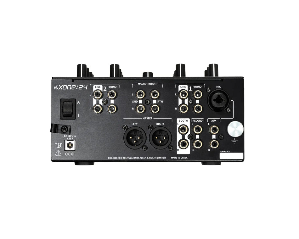 Xone:24 2+1 Channel Compact Analogue DJ Mixer