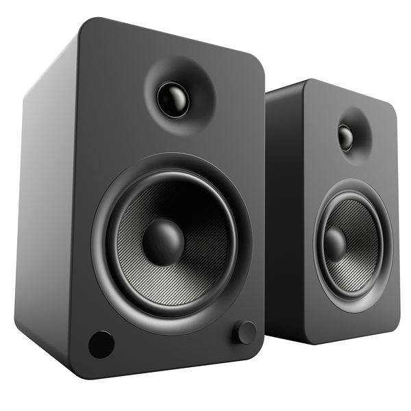Kanto YU6 Powered Bookshelf Speakers-Black