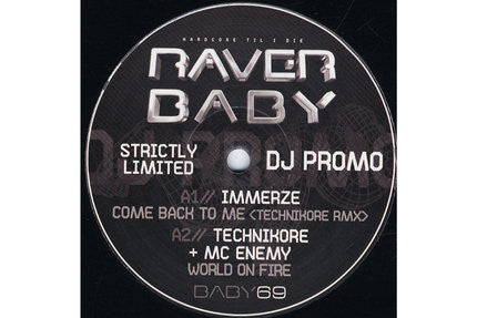 Come Back To Me - Technikore Remix / World On Fire / Revolution / Sensory Overload