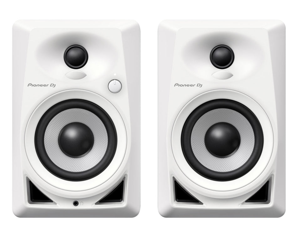 DM-40-W 4" 2-Way Active Desktop Monitor 21W PAIR White