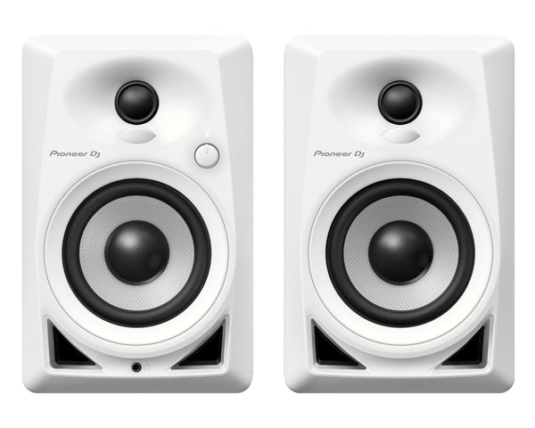 DM-40-W 4" 2-Way Active Desktop Monitor 21W PAIR White