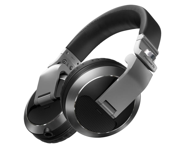 HDJ-X7-S Pro DJ 50mm Headphones with Swivel Ear Silver