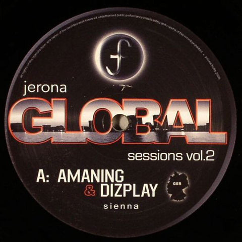 The Global Sessions EP Volume  2 - DOUBLE VINYL EP