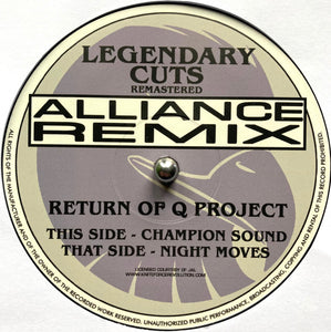 Champion Sound (Alliance Remix) / Night Moves (Alliance Remix)