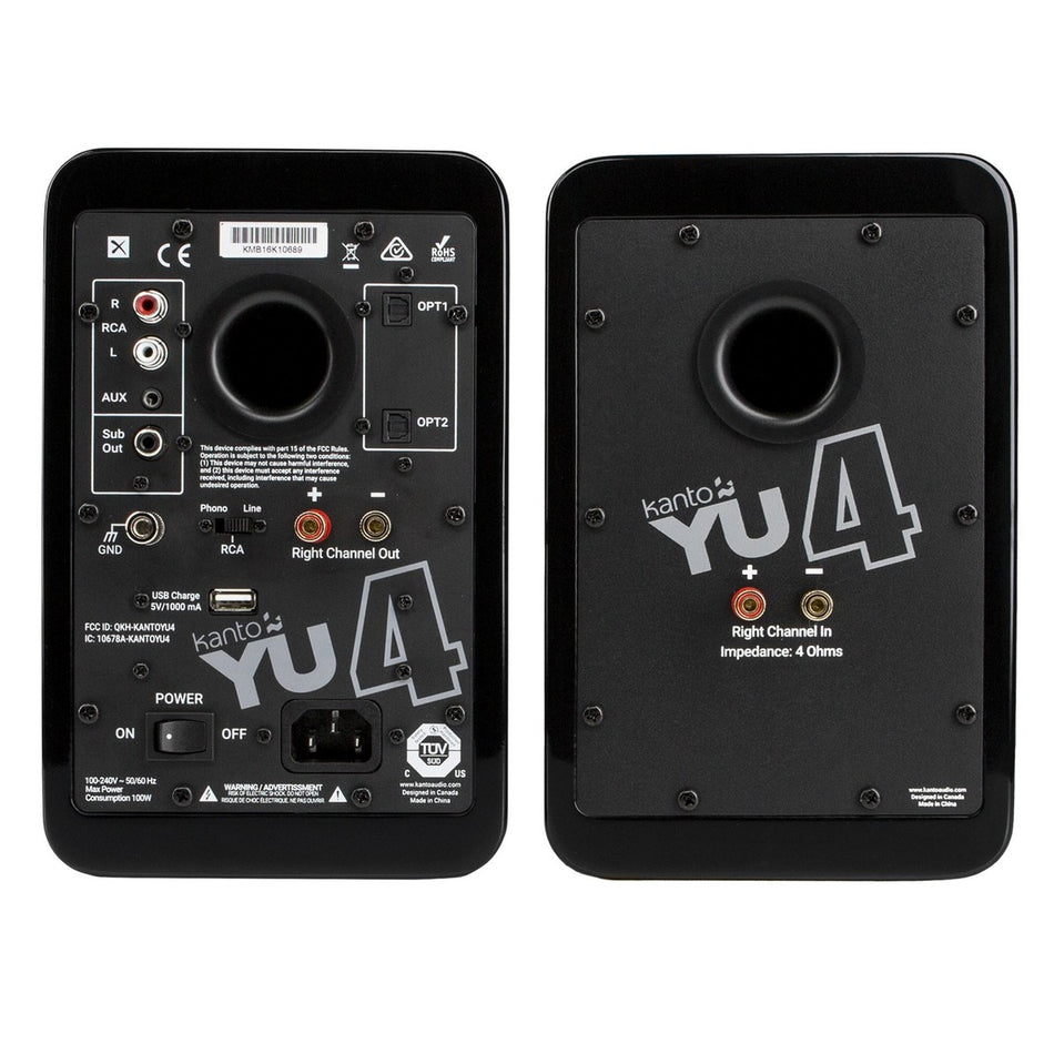Kanto YU4 Powered Bookshelf Speakers