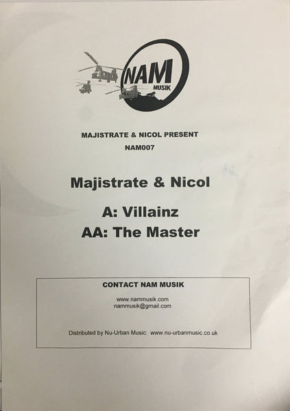 Villainz / The Master white label