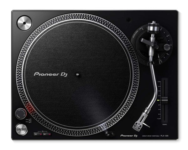 PLX-500 BLACK PRO DJ Hi Torq S-Tonearm Direct Drive Turntable