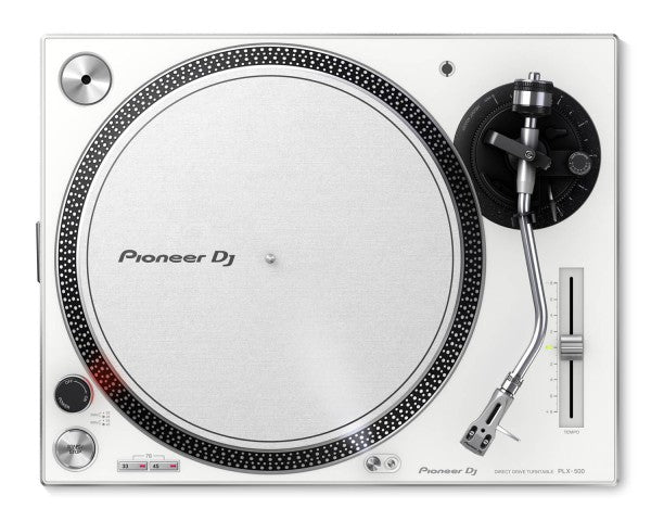 PLX-500 WHITE PRO DJ Hi Torq S-Tonearm Direct Drive Turntable