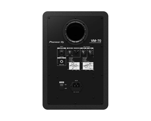 VM-70 6.5" 2-Way Active Monitor Speaker Black
