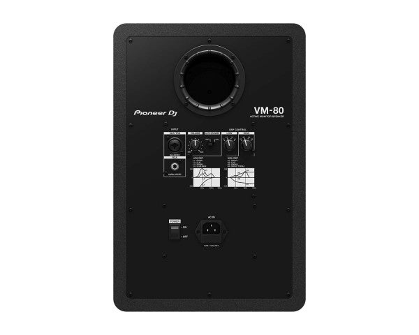 VM-80 8" 2-Way Active Monitor Speaker Black