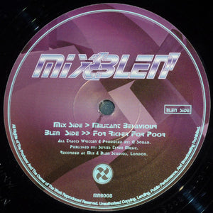 Militant Behaviour / For Richer For Poorer