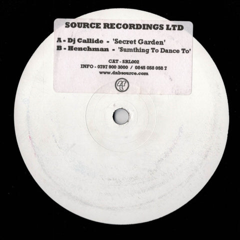 Secret Garden / Sumthing To Dance To - WHITE LABEL PROMO